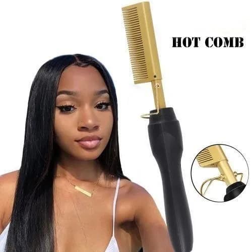 Dou-color 2-in-1 Electric Hot Comb