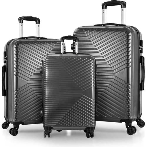 3 Set Travelling Bag Trolley Suitcase