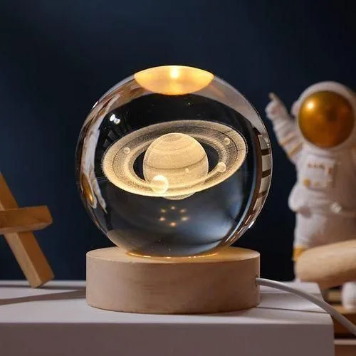 Mythco 3D Galaxy Crystal Ball Night Light