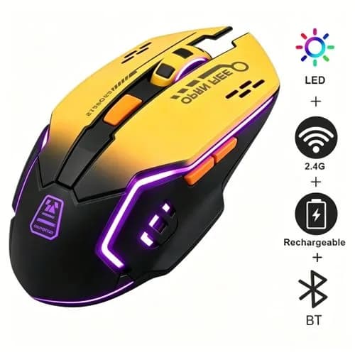 Gradient Dual-Mode Wireless Bluetooth Gaming Mouse