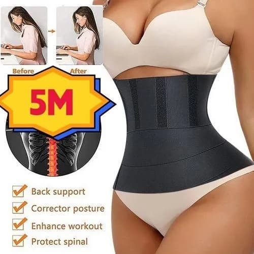 5M Waist Trainer Body Shaper Tummy Slimming Shaper Belt