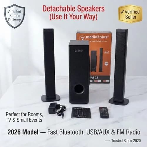 Media Bluetooth Home Speaker System