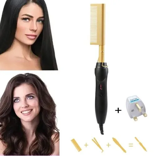 3-in-1 Electric Hair Straightener and Curler