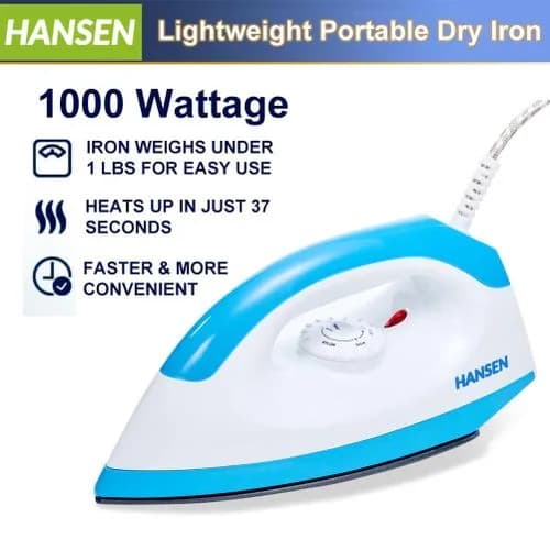 HANSEN 2pin Dry Pressing Iron