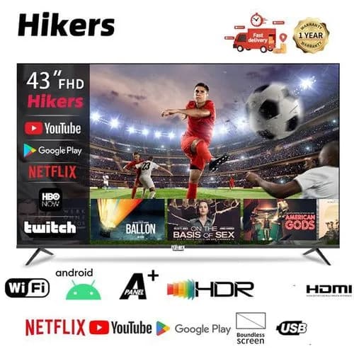Hikers smart tv 43''