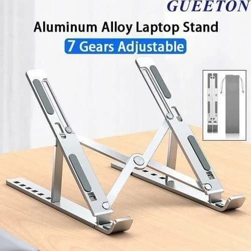 GUEETON Metal Foldable Adjustable Stand Holder For Lap top