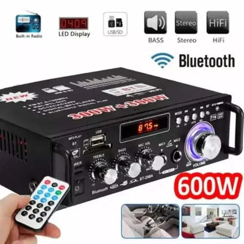 HiFi 2.0 Stereo Digital Bluetooth Power Amplifier