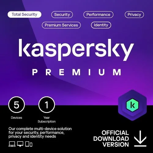 Kaspersky Premium Total Security 2024 5 Devices 1 Year