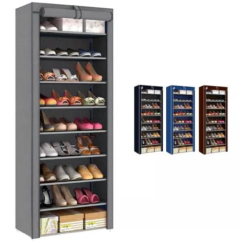 CYFAZA 9-Tier Shoe Rack Organizer