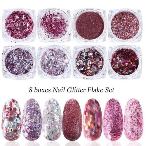 Holographic Decorative Nail Glitter Sequin