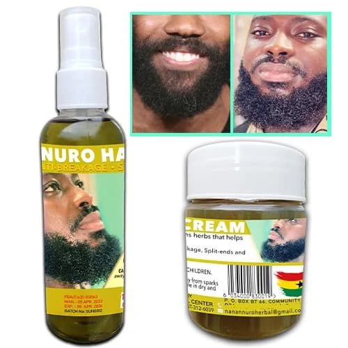 Nnuro Hair Growth Oil and Cream Set