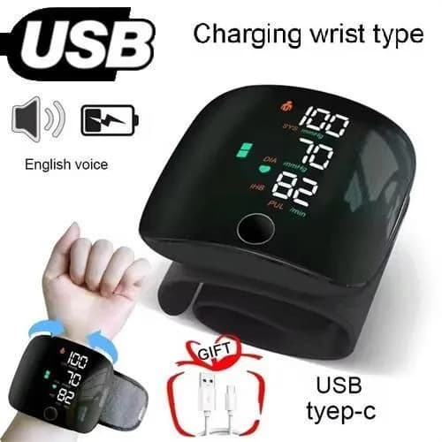 Rechargeable Wrist Blood Pressure Monitor