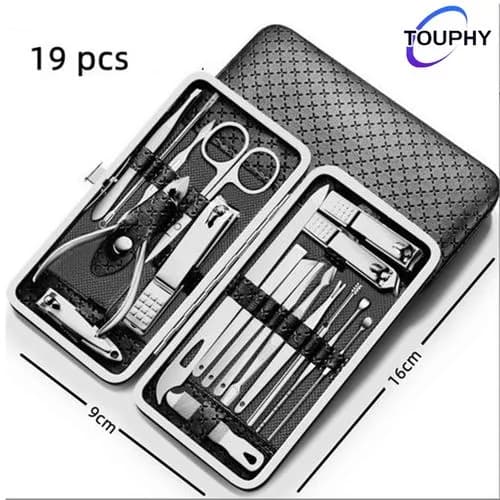 TOUPHY 19-Piece Manicure and Pedicure Nail Kit