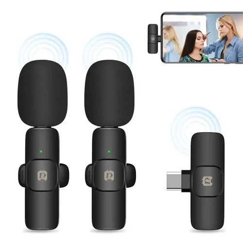 Puluz Wireless Lavalier Noise Reduction Reverb Microphones