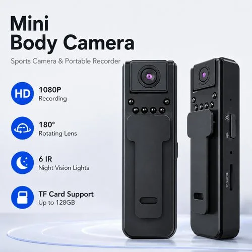 1080P HD Mini Body Camera