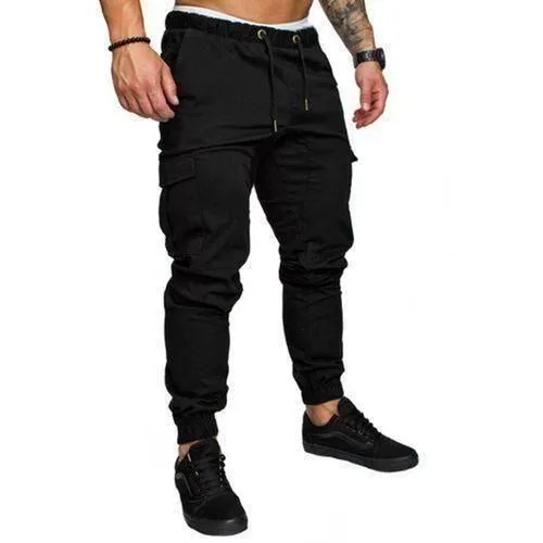 Berrykey Men's Casual Cargo Pants Sport Multi Pockets