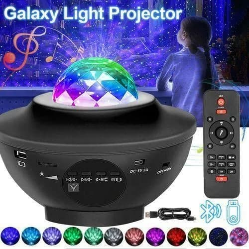 Duo-color Starry LED Night Light Projector