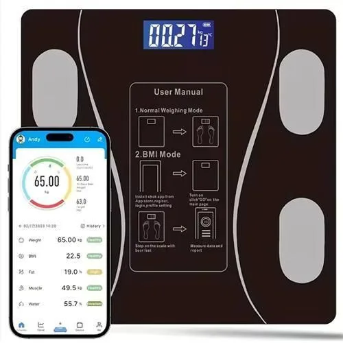 Smart Digital Body Weight Scales Wireless LED 180KG