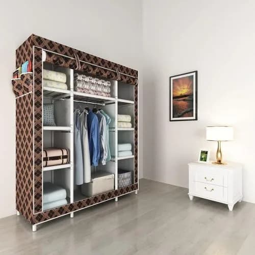 Lindy Foldable Wardrobe (8 Shelves)