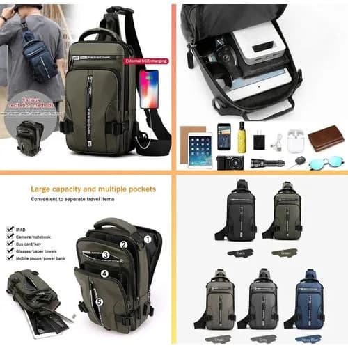 Multi-functional Crossbody Bag