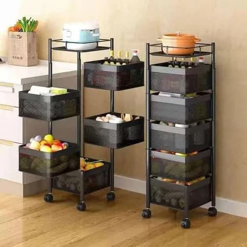 5-Tier Rotating Storage Basket