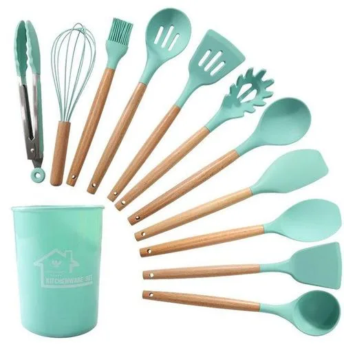12-Piece Silicone Non-Stick Kitchen Utensil Set