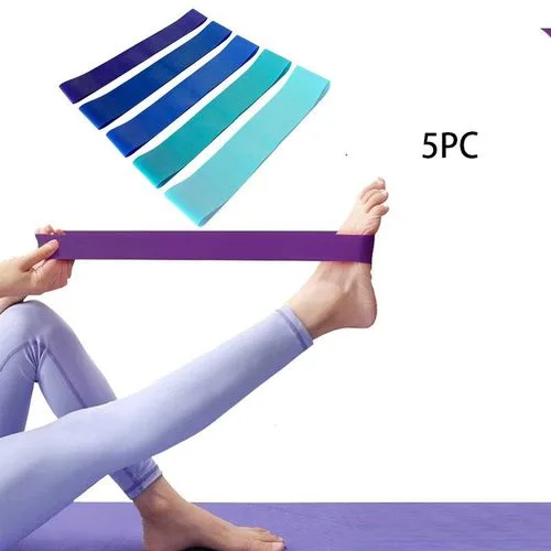 Genetic 5 Pcs Sports Exercise Resistance Loop Bands Set