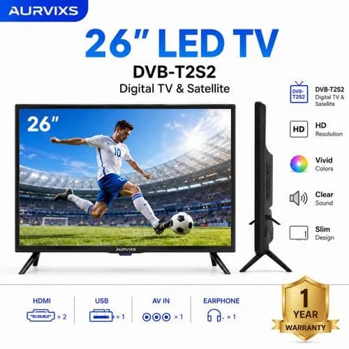 AURVIXS 26 Inch HD LED TV
