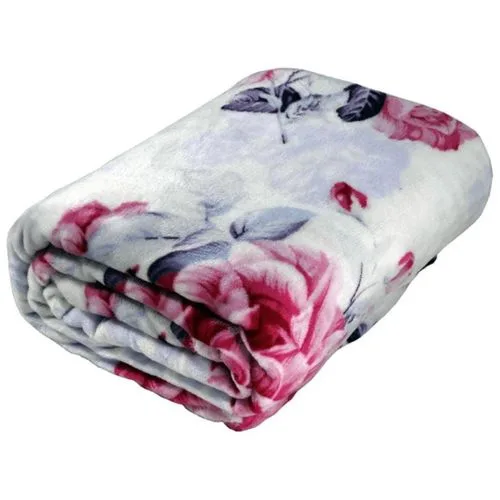 Multicolor Floral Throw Blanket