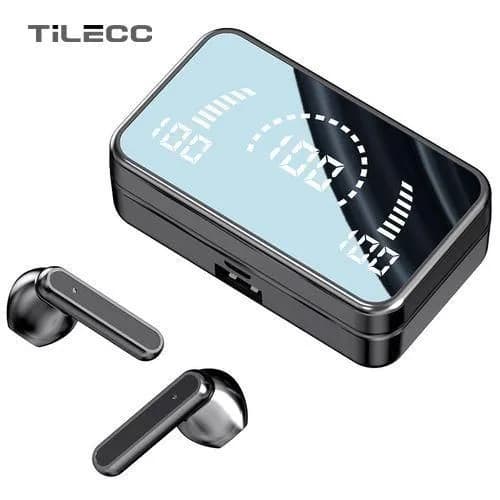 TiLECC Wireless Bluetooth Earphone S20 Touch LED Stereo