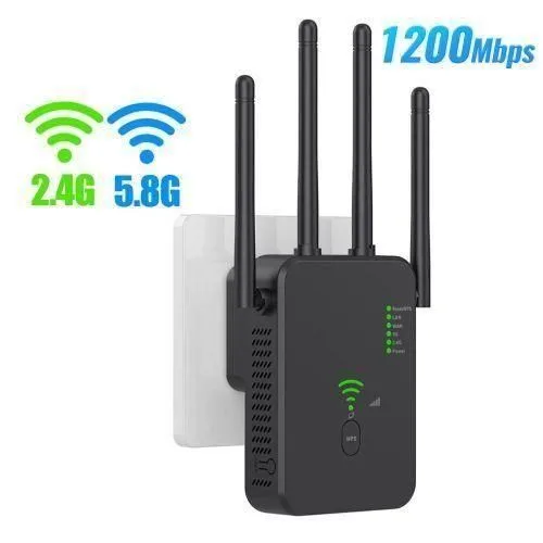 1200Mbps Dual-Band Wireless WiFi Repeater