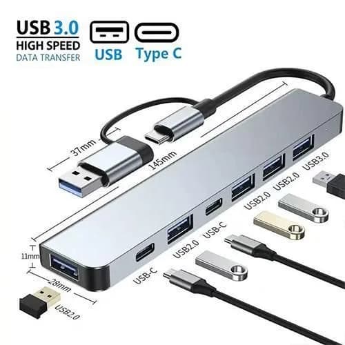 7-in-2 USB 3.0 Type-C Docking Station