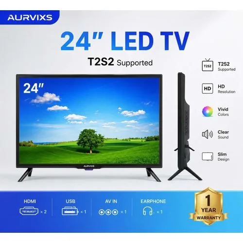 Aurvixs 24 Inch LED T2S2 TV
