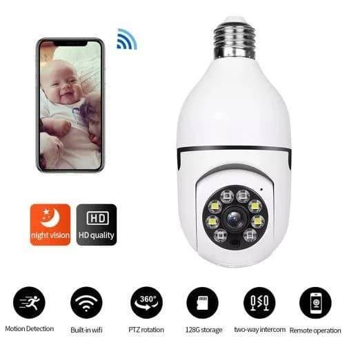 bulb WIFI monitoring camera 1080P